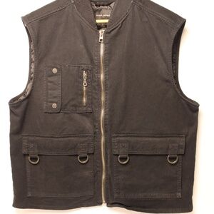 Banana Republic Black Utility Vest – Size L